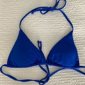 Blue Becca Bikini Top M